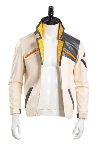 Valorant Phoenix Afolabi Alli White Cosplay Leather Jacket afolabi-alli-valorant-phoenix-jacket
