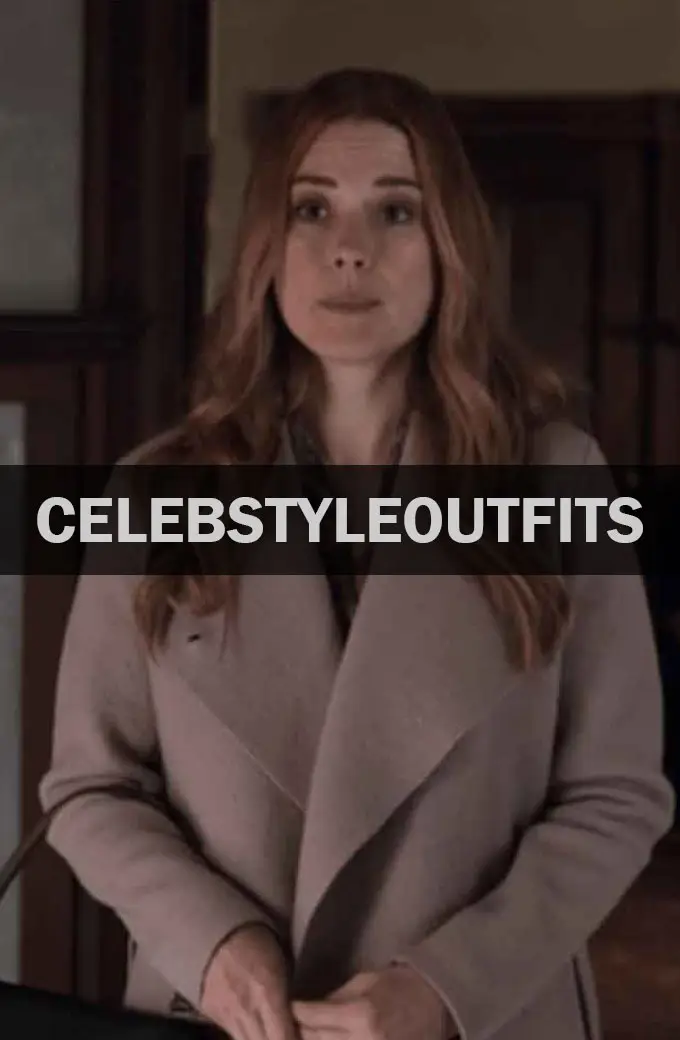 Virgin River Alexandra Breckenridge Beige Wool Trench Coat virgin-river-mel-trench-wool-coat