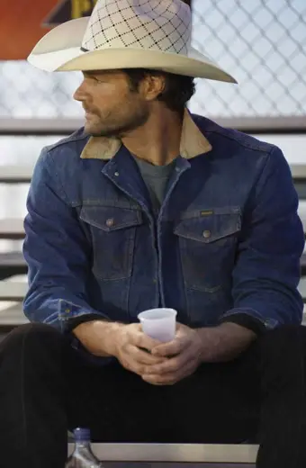Jared Padalecki Ranger Cordell Walker Bomber Blue Denim Jacket