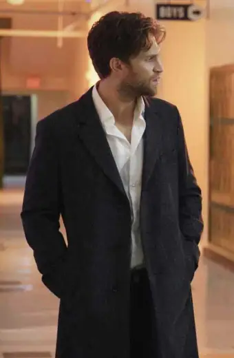 Walker TV Series Liam Keegan Allen Black Wool Trench Coat