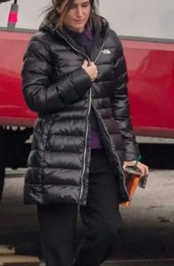 Kathryn Hahn Agatha Harkness WandaVision Quilted Puffer Coat