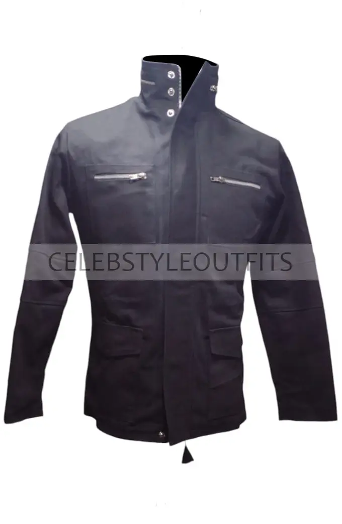 WandaVision TV Show Randall Park Jimmy Woo Black Cotton Jacket randall-park-wandavision-jacket