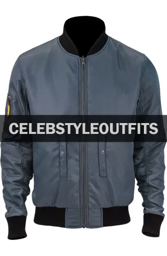 Marcus Holloway Watch Dogs Bomber Blue Cosplay Leather Jacket