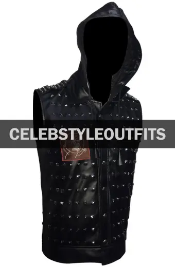 Watch Dogs Reginald Blechman Wrench Studded Black Cosplay Vest