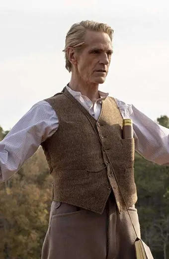 Watchmen Ozymandias Adrian Veidt Jeremy Irons Brown Tweed Vest jeremy-irons-watchmen-vest