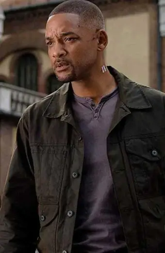 Gemini Man Movie Henry Brogan Will Smith Black Cotton Jacket gemini-man-will-smith-black-jacket