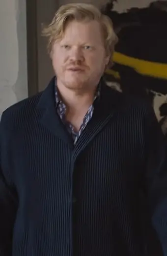 Windfall CEO Jesse Plemons Black Corduroy Trench Jacket jesse-plemons-windfall-jacket