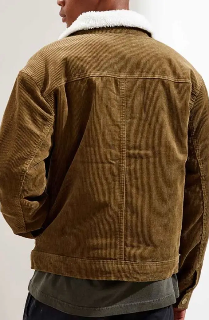 Woke Keef Knight Lamorne Morris Corduroy Shearling Jacket lamorne-morris-woke-jacket