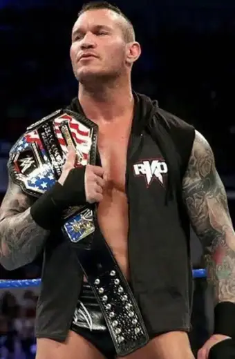 Smackdown Randy Orton WWE Mens Hooded Black Fleece RKO Vest
