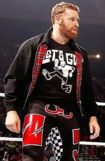 Rami Sebei Sami Zayn WWE RAW Black Cotton Flannel Lined Jacket