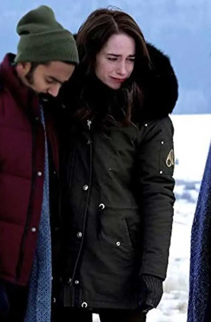 Wynonna Earp Melanie Scrofano Fur Hooded Green Cotton Parka melanie-scrofano-wynonna-earp-parka