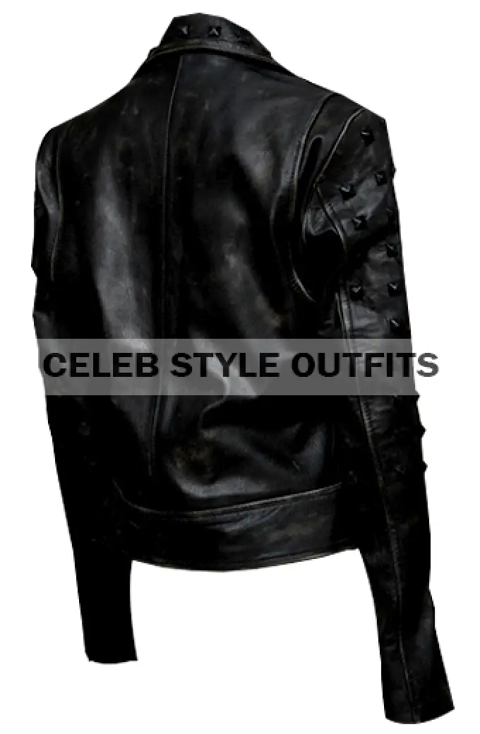 X Men Apocalypse Mystique Raven Studded Black Leather Jacket jennifer-lawrence-x-men-apocalypse-jacket
