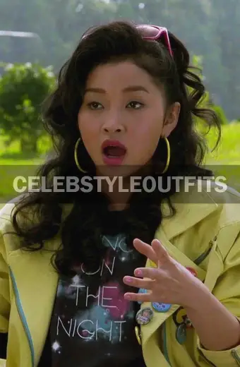 X-Men Apocalypse Lana Condor Jubilee Yellow Leather Jacket