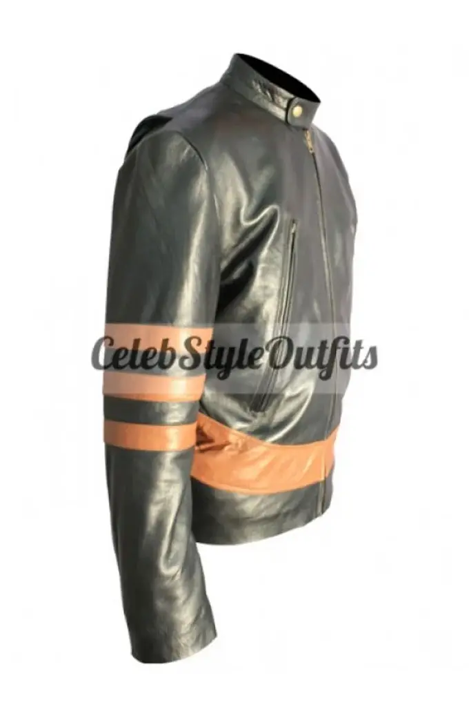Wolverine X-Men Origins Logan Hugh Jackman Brown Biker Jacket xmen-wolverine-xo-biker-jacket