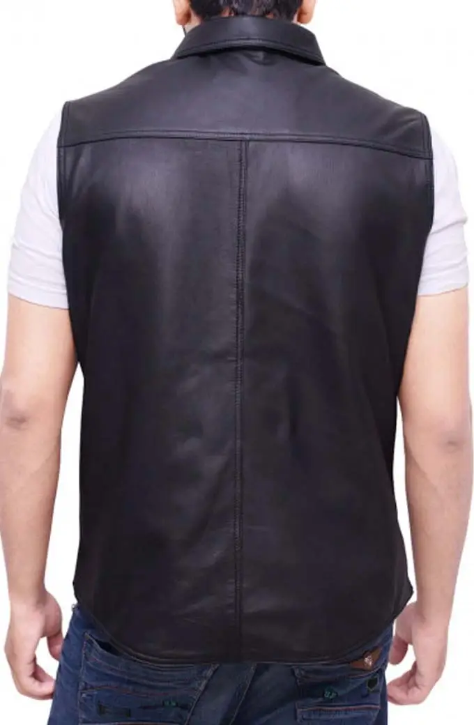 Vin Diesel XXX Return Of Xander Cage Mens Black Leather Vest xxx-return-of-xander-cage-leather-vest