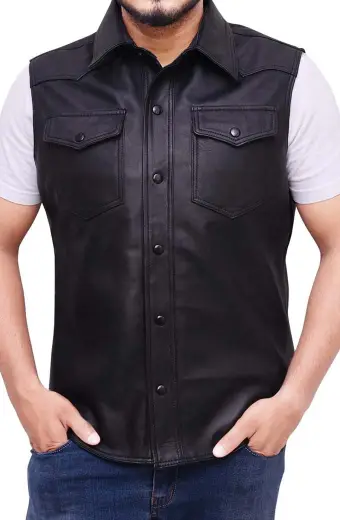 XXX Return Of Xander Cage Movie Vin Diesel Black Leather Vest