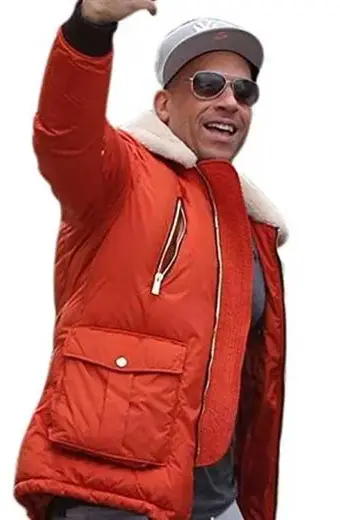 Vin Diesel XXX Return Of Xander Cage Red Shearling Jacket