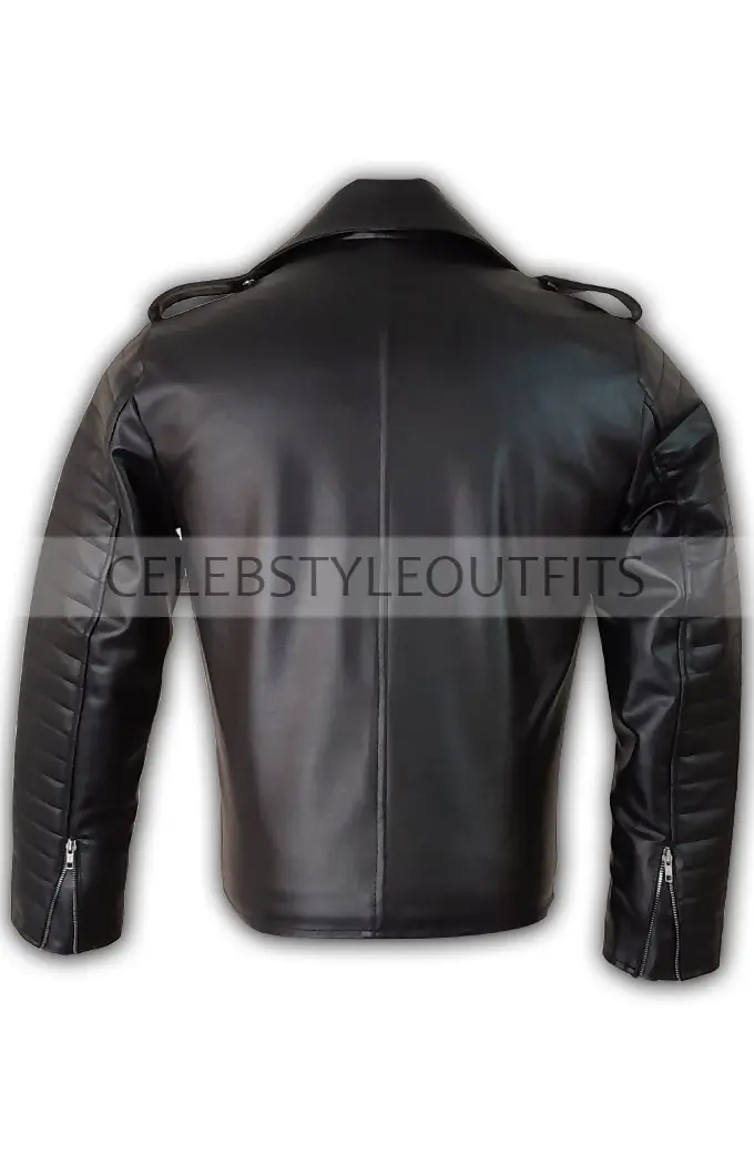 Yakuza Like A Dragon Tianyou Zhao Cosplay Black Biker Jacket tianyou-zhao-yakuza-like-a-dragon-jacket