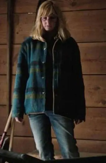 Beth Dutton Yellowstone Kelly Reilly Blue Flannel Plaid Jacket