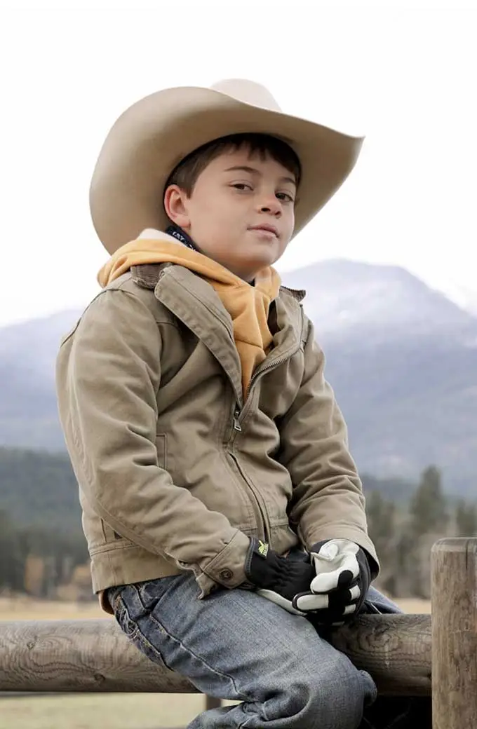 Tate Dutton Brecken Merrill Yellowstone Beige Cotton Jacket yellowstone-brecken-merrill-jacket