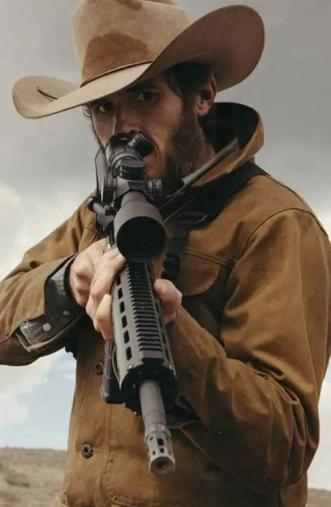 Lee Dutton Dave Annable Yellowstone Brown Cotton Jacket yellowstone-dave-annable-brown-jacket