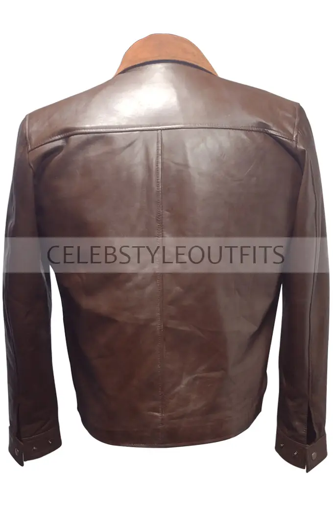 Ryan Ian Bohen Yellowstone TV Show Brown Leather Ranch Jacket yellowstone-ian-bohen-brown-leather-jacket