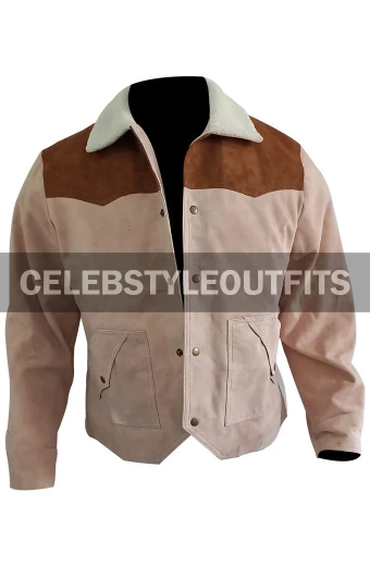 Kevin Costner Yellowstone John Dutton Brown Suede Jacket