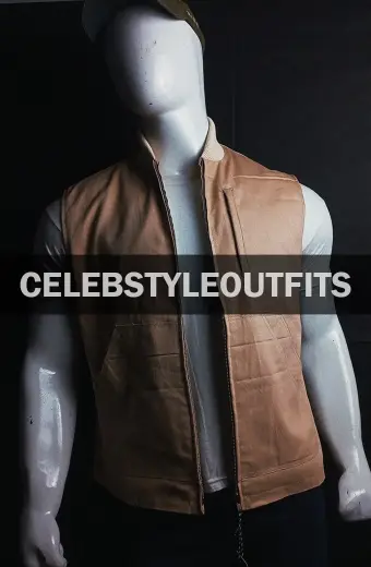 Luke Grimes Yellowstone TV Show Kayce Dutton Brown Cotton Vest