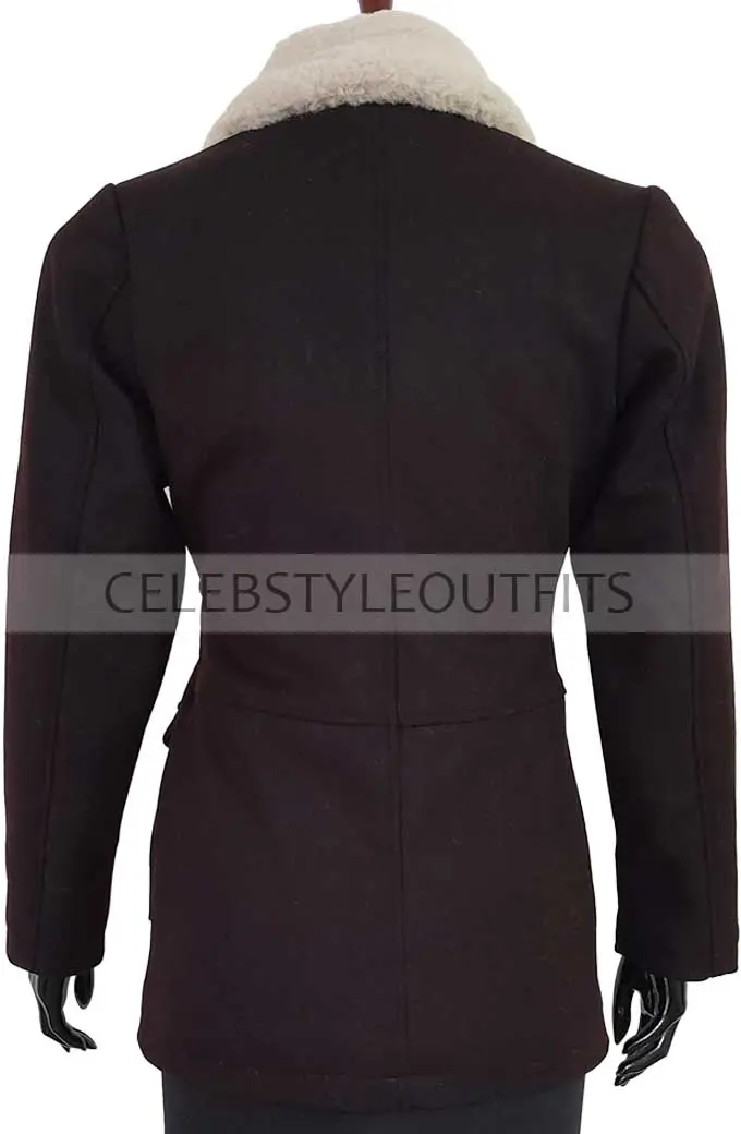 Yellowstone Kelly Reilly Beth Dutton Shearling Brown Wool Coat yellowstone-beth-dutton-wool-coat