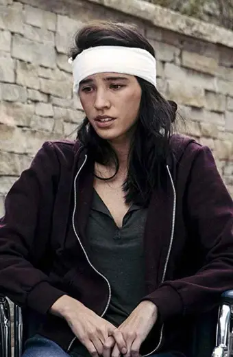 Kelsey Asbille Yellowstone Monica Dutton Purple Fleece Hoodie
