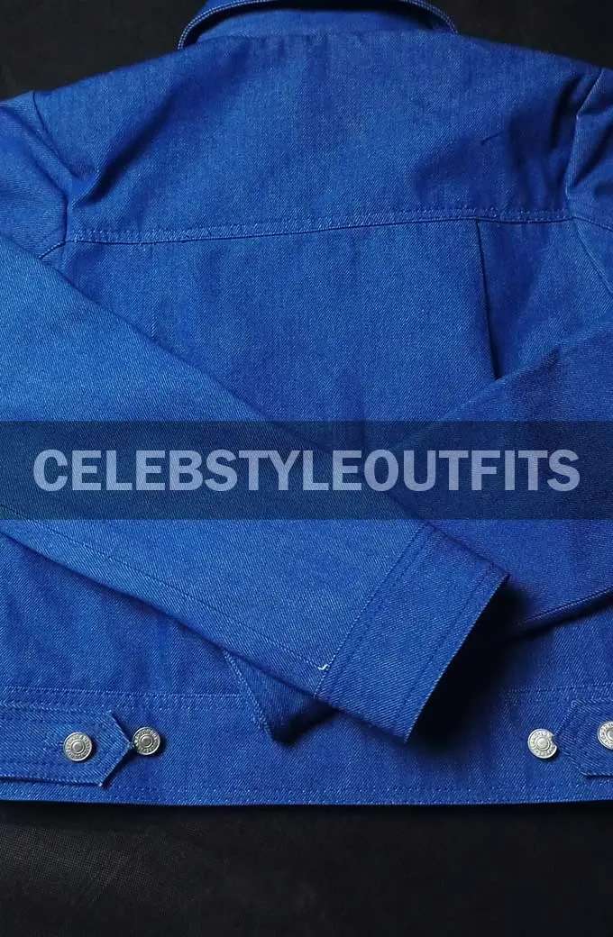 Kelsey Asbille Yellowstone Monica Dutton Blue Denim Jacket yellowstone-kelsey-asbelle-denim-jacket
