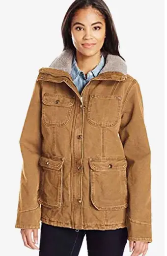 Kelsey Asbille Yellowstone Monica Dutton Beige Cotton Jacket