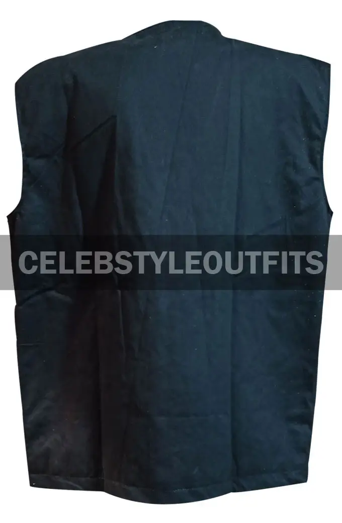 Kevin Costner John Dutton Yellowstone TV Show Grey Cotton Vest yellowstone-kevin-costner-grey-vest