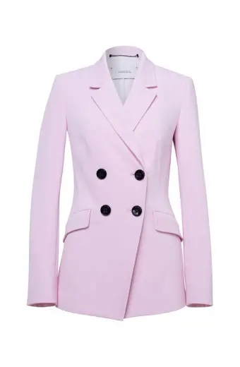 Yellowstone Heather Hemmens Melody Prescott Pink Wool Peacoat