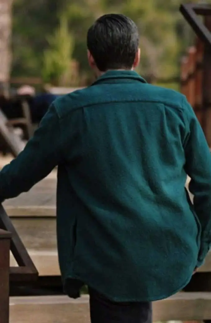 Yellowstone TV Show Jamie Dutton Wes Bentley Green Wool Jacket jamie-dutton-yellowstone-green-wool-jacket