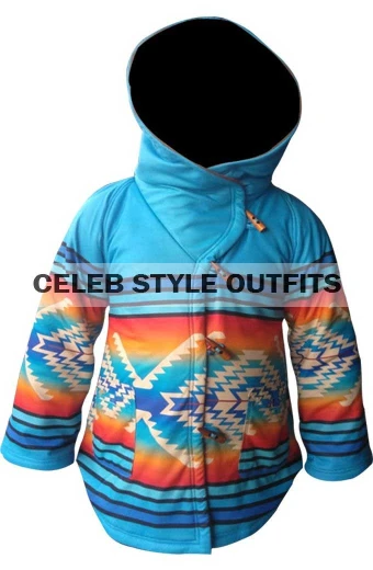 Kelly Reilly Yellowstone Beth Dutton Blue Cape Poncho Coat