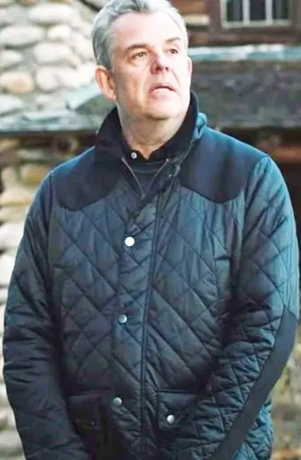Danny Huston Yellowstone Dan Jenkins Quilted Puffer Jacket