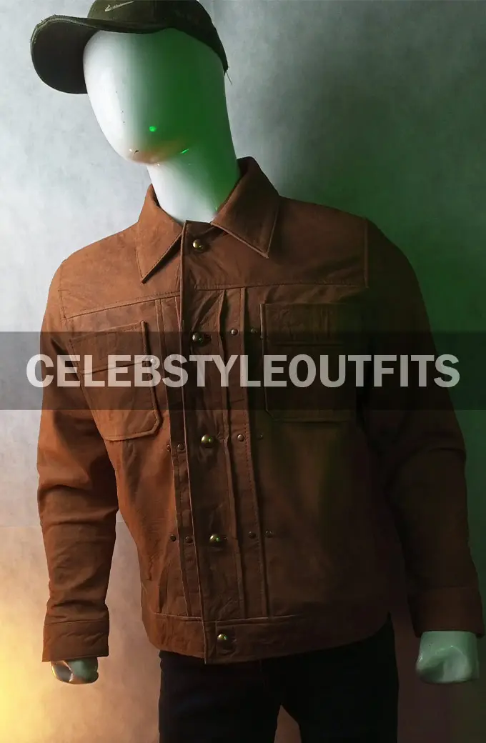 Luke Grimes Kayce Dutton Yellowstone Brown Cotton Jacket yellowstone-luke-grimes-jacket